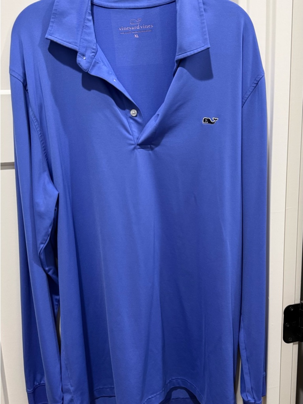 Vineyard Vines Men's Long-Sleeve Polo in Blue